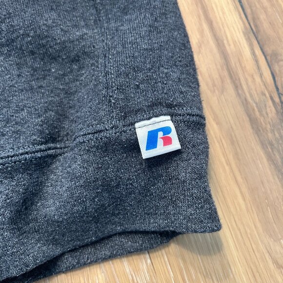 Syracuse University | Russell Athletic dk heather gray sweatshirt, cozy! S/M - Picture 4 of 6